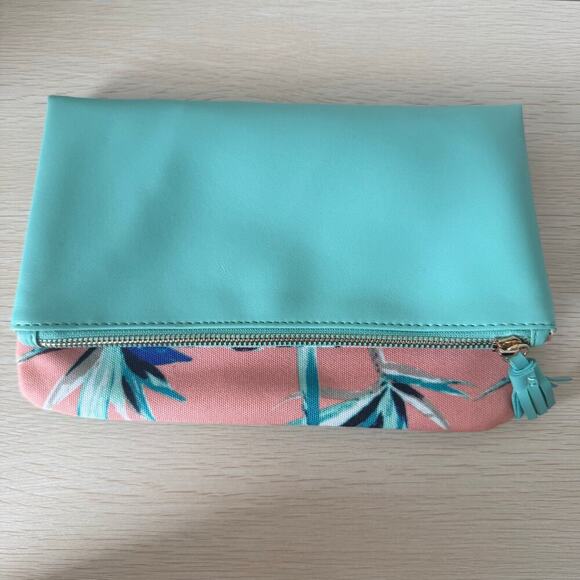 RACHEL PALLY | Anthropologie | Paradise Mint Reversible Foldover Envelope Clutch - Picture 10 of 10